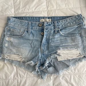 Abercrombie distressed shorts